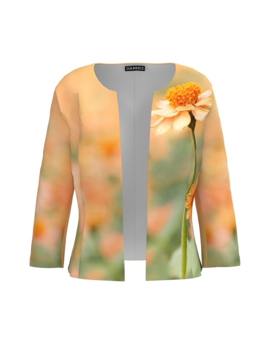 Sacou cambrat imprimat Crizanteme CMD4321