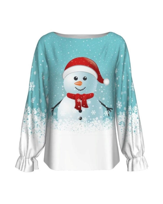 Bluza imprimta digital Snowman A842C15