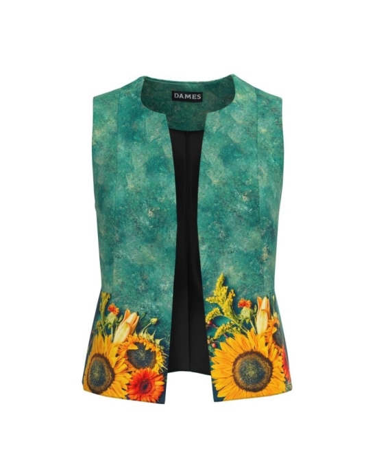 Vesta imprimata cu model Floarea Soarelui CMD493