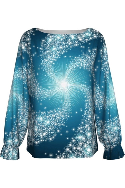 Bluza imprimata digital Sparkling A842C17 - Img 2