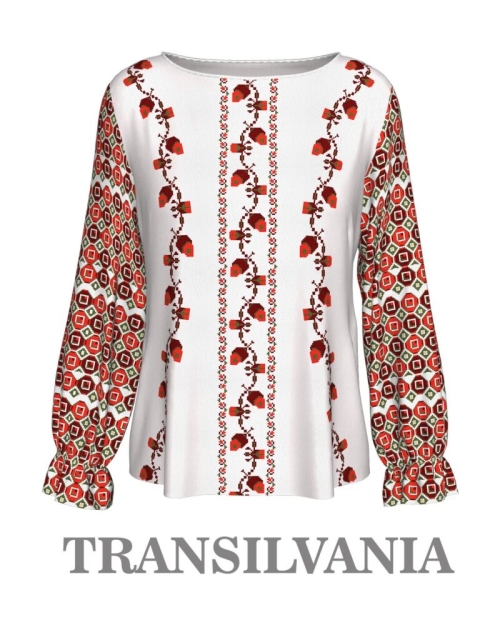 Bluză imprimată Transilvania2 A842T2 - Img 1