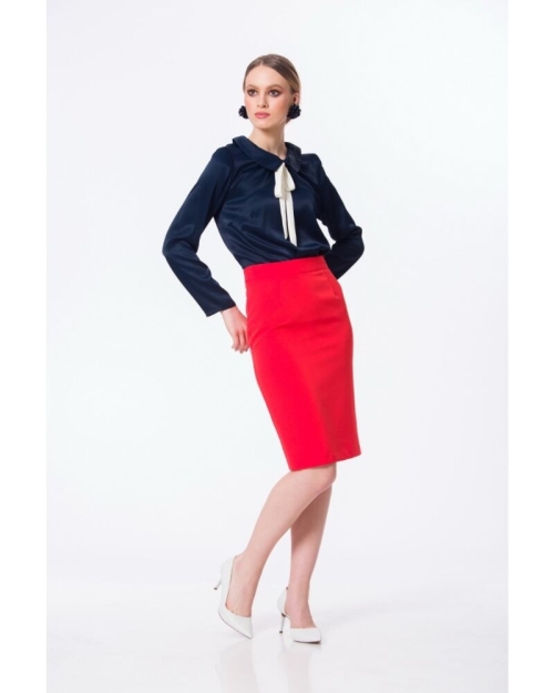Bluza office bleumarin M1111B - Img 1