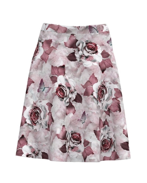 Fusta clos imprimata cu model floral CMD566 - Img 1