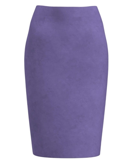 Fusta conica violet imprimata digital CMD1773