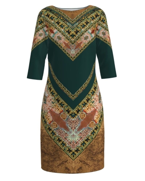 Rochie casual imprimata digital CIO5 - Img 1