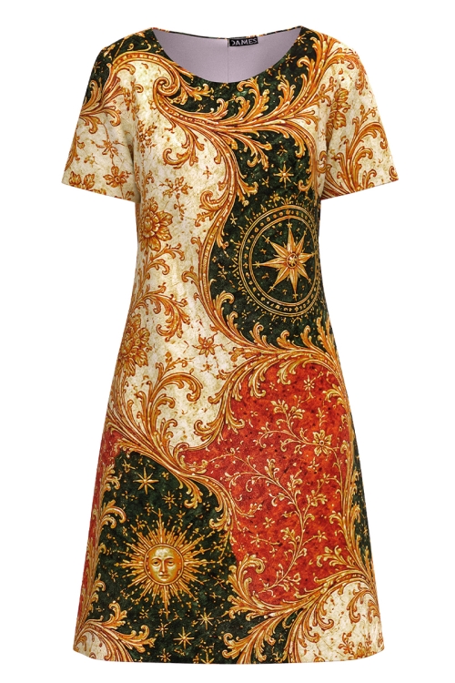 Rochie casual imprimata Regal