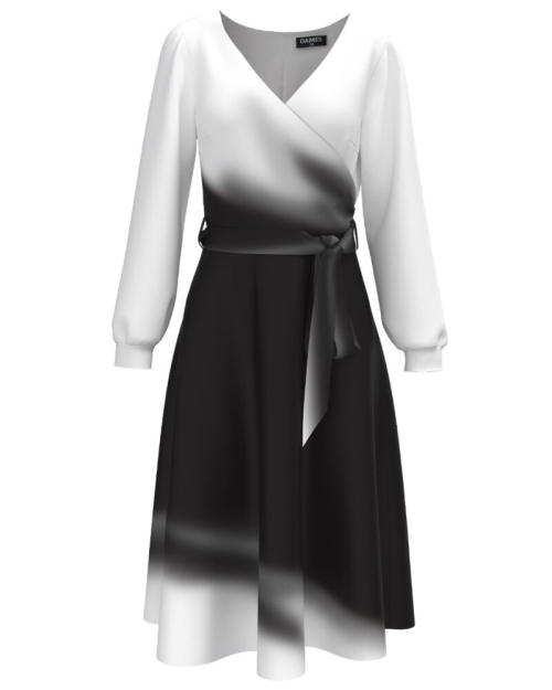 Rochie eleganta cu maneca lunga