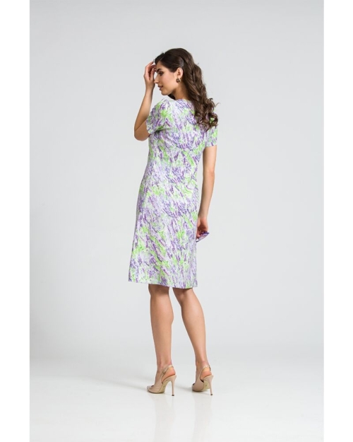 Rochie evazata imprimata digital Lavanda CMD80 - Img 6