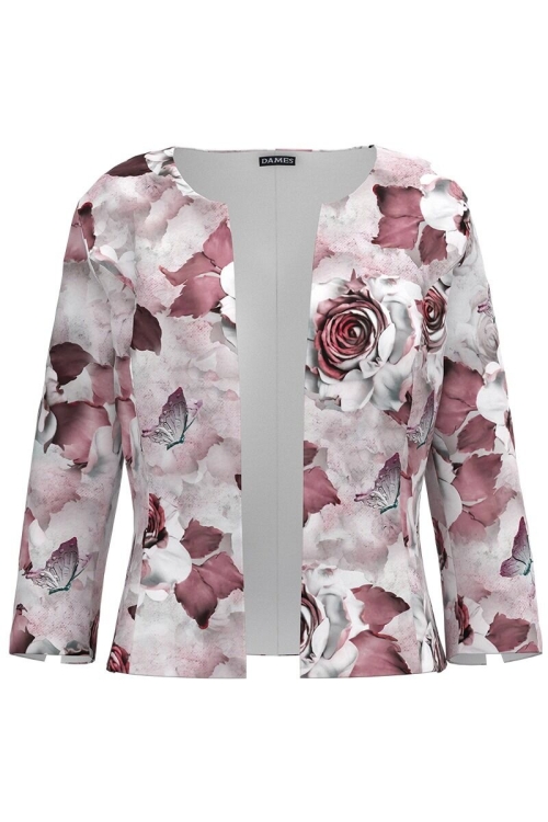 Sacou cambrat imprimat Floral CMD565 - Img 2