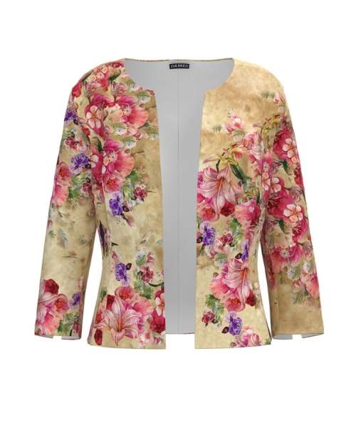 Sacou cambrat imprimat Floral CMD586