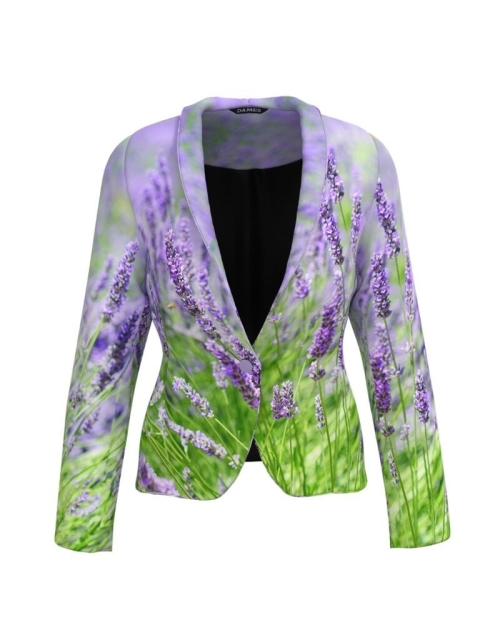 Sacou cambrat imprimat Lavanda CMD514
