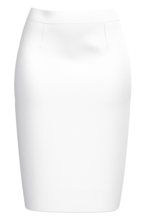 Fusta premium conica alba