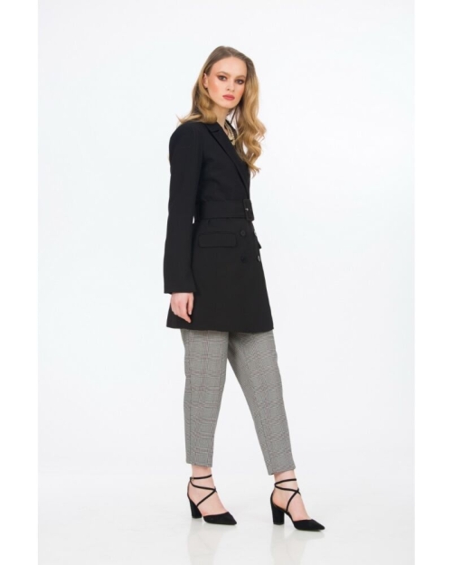 Jacheta neagra casual A847H - Img 4