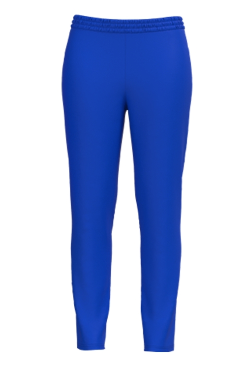 Pantaloni albastri din catifea cu buzunare
