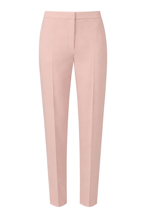 Pantaloni conici roz deschis