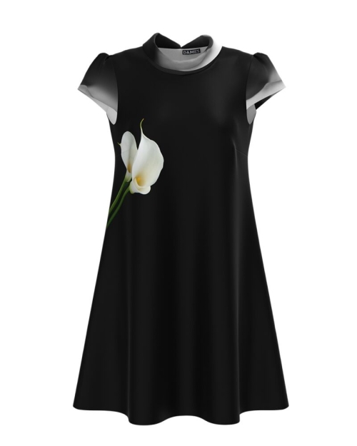 Rochie casual imprimata digital cu model Cale CMD865