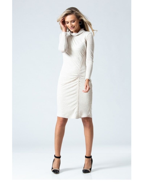 Rochie office PREMIUM pe gat DP093 - Img 2