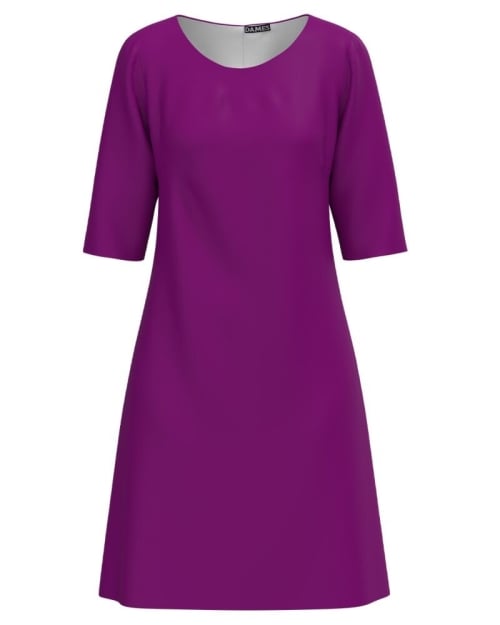Rochie office violet CMD4852 - Img 1