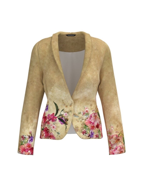 Sacou cambrat imprimat Floral CMD619