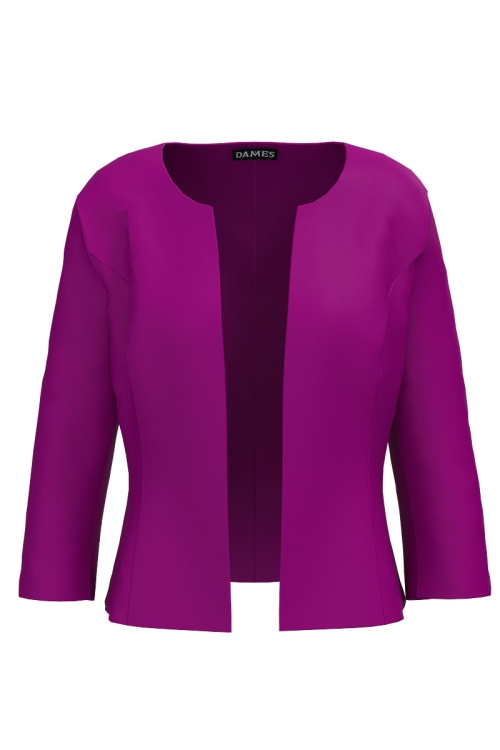 Sacou magenta elegant cambrat