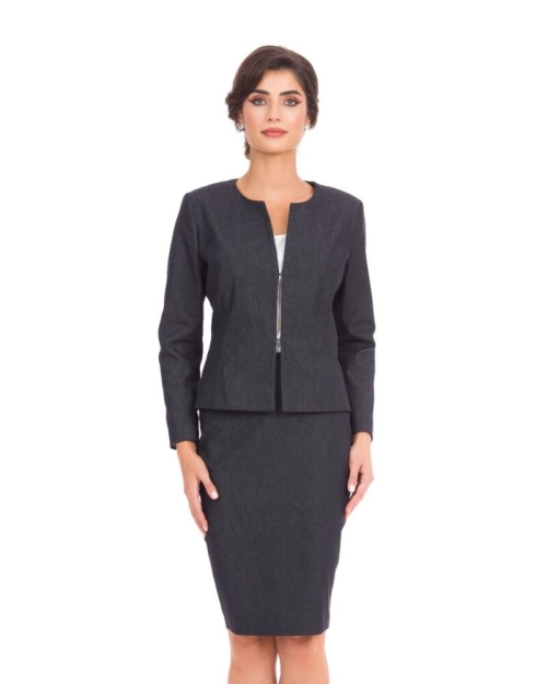 Sacou office cambrat Denim CMD3388 - Img 2