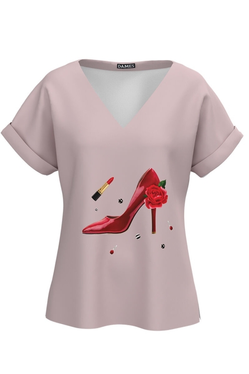 Bluza de vara cu maneca raglan imprimata My Passion CMD4480 - Img 2