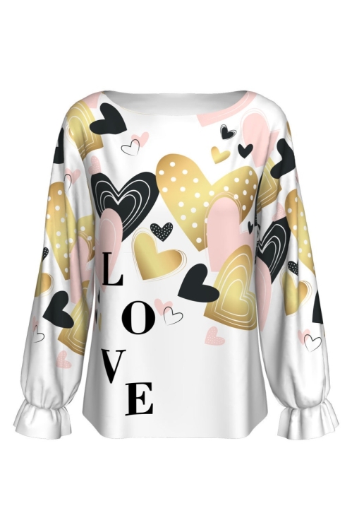Bluza imprimata digital LOVE - Img 2
