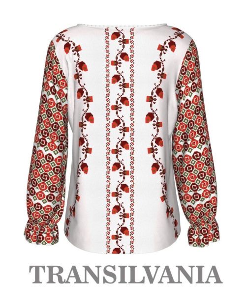 Bluză imprimată Transilvania2 A842T2 - Img 2