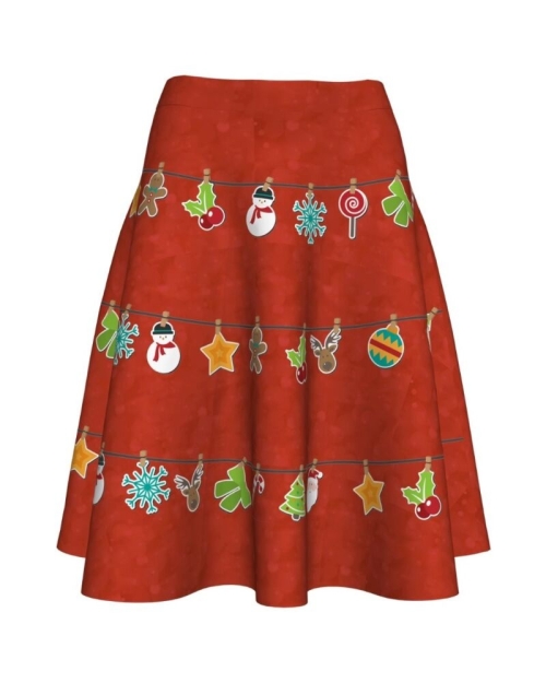 Fusta clos imprimata Christmas A817C1