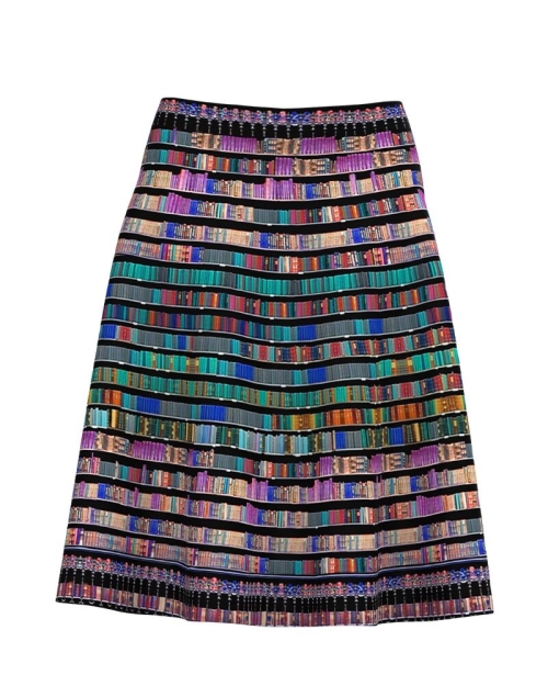 Fusta clos multicolora imprimata Carti CMD4050