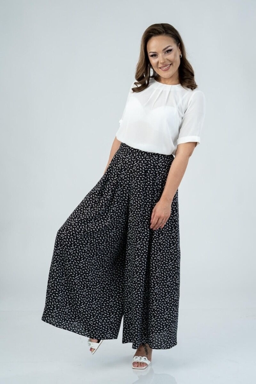 Fusta pantalon din vascoza cu buzunare CMD4438 - Img 4