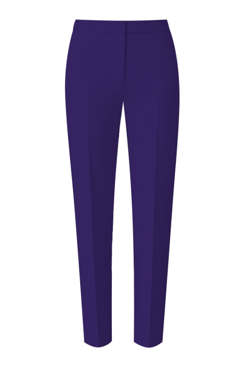 Pantaloni conici violet