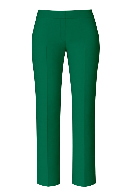 Pantaloni drepti verde deschis eleganti