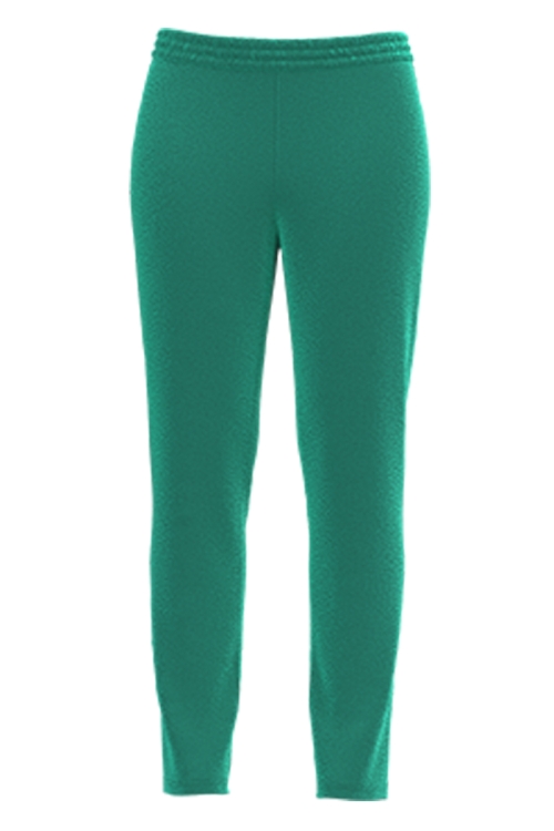 Pantaloni verzi din catifea cu buzunare