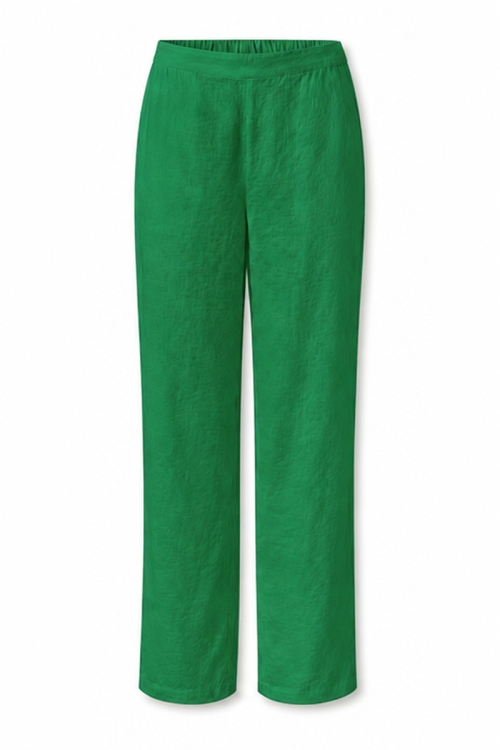 Pantaloni verzi drepti din vascoza