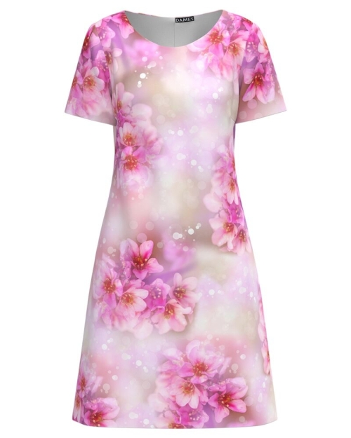 Rochie casual imprimata cu model floral CMD4019