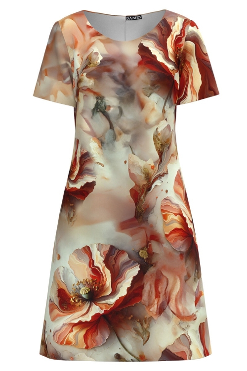 Rochie casual imprimata cu model Floral SS24 - Img 2