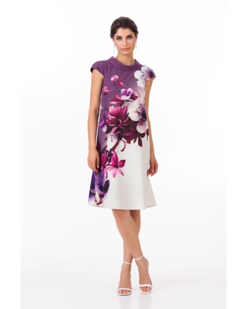 Rochie casual imprimata cu model floral SS24 - Img 1
