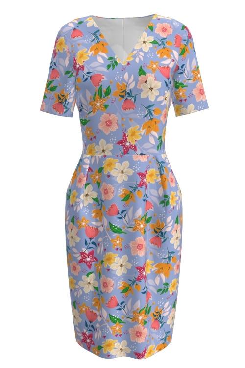 Rochie casual imprimata digital CIO136 - Img 2