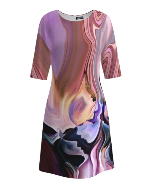 Rochie casual imprimata digital CMD416