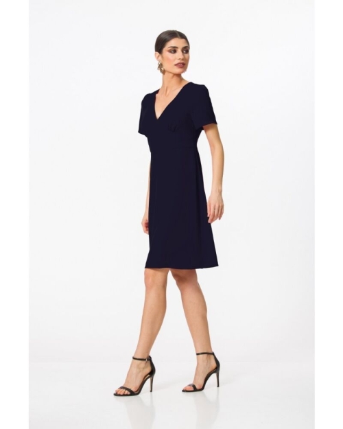 Rochie casual PREMIUM,Lazurite cu maneca scurta DP011N - Img 2