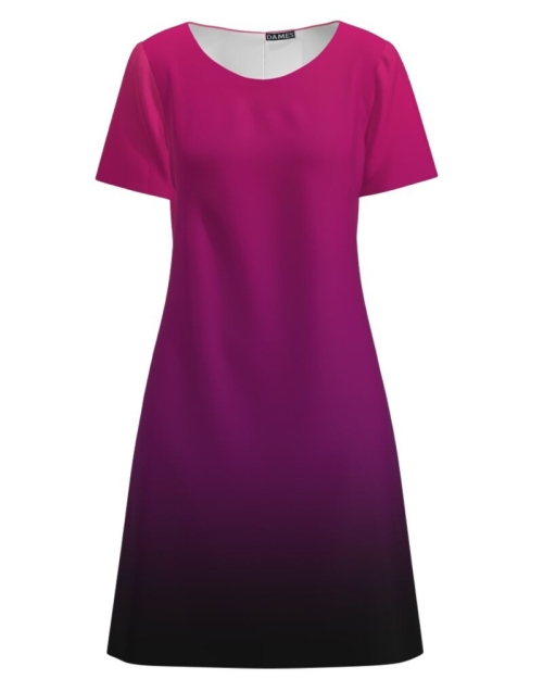 Rochie evazata imprimata digital Degrade CMD966 - Img 1