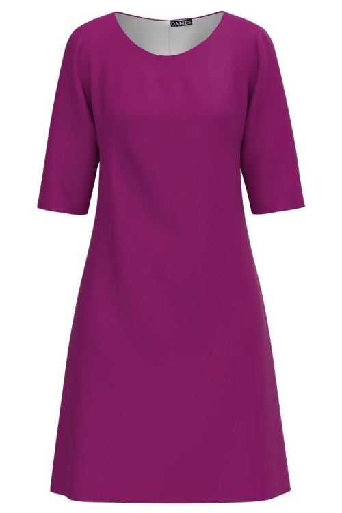 Rochie office magenta