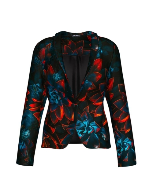 Sacou cambrat imprimat Floral CMD295