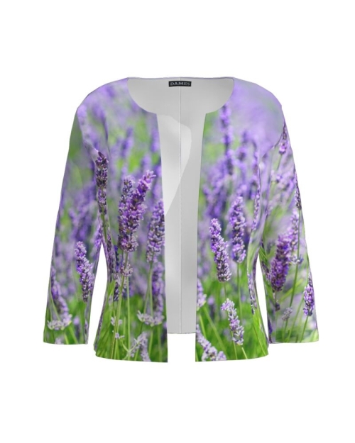 Sacou cambrat imprimat Lavanda CMD921 - Img 1