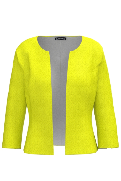 Sacou casual galben