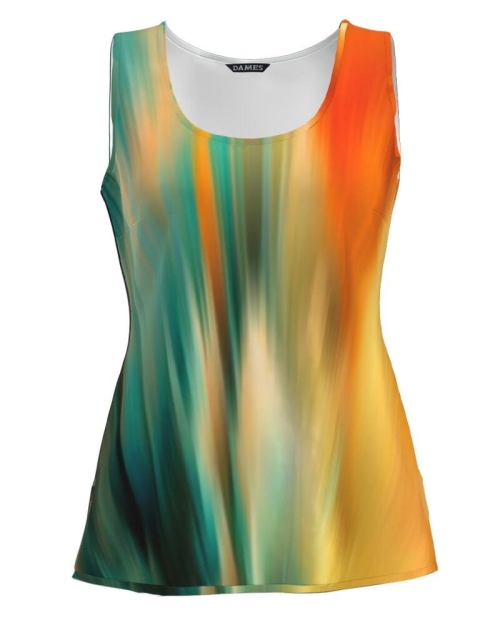 Top casual imprimat multicolor CMD1243