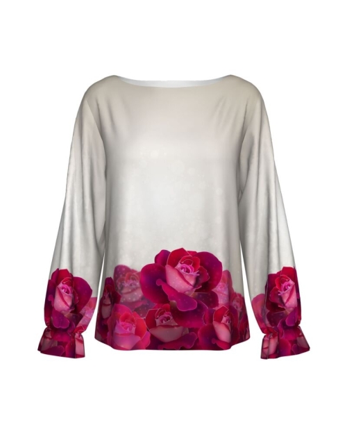 Bluza imprimata digital Roses