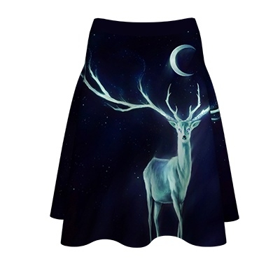Fustă imprimată Ghost Deer A817H10 - Img 2