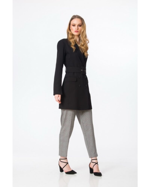 Jacheta neagra casual A847H - Img 6